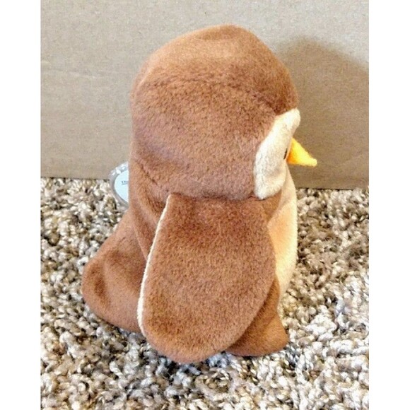 Rare Tag Errors Ty Hoot Owl Beanie Baby - Picture 3 of 5